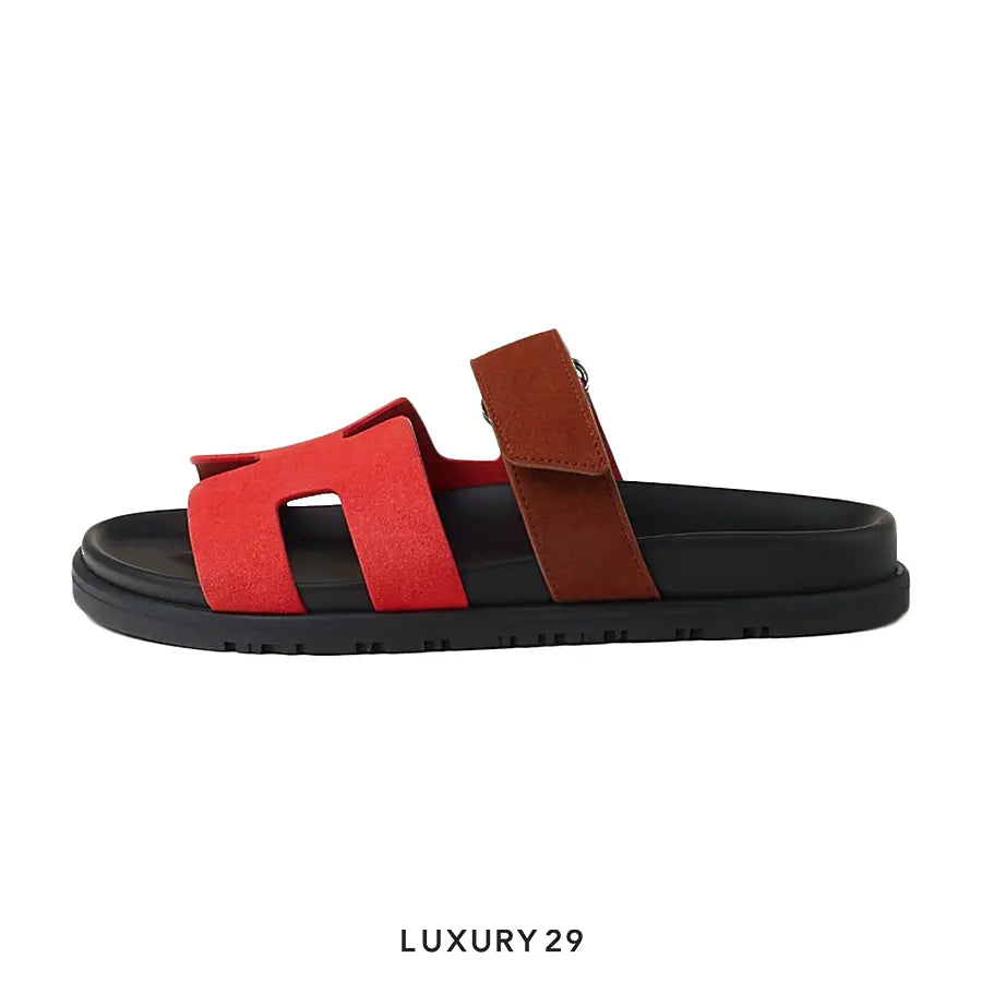 Hermes Chypre Sandal Rouge Cinetique / Gold HERMES