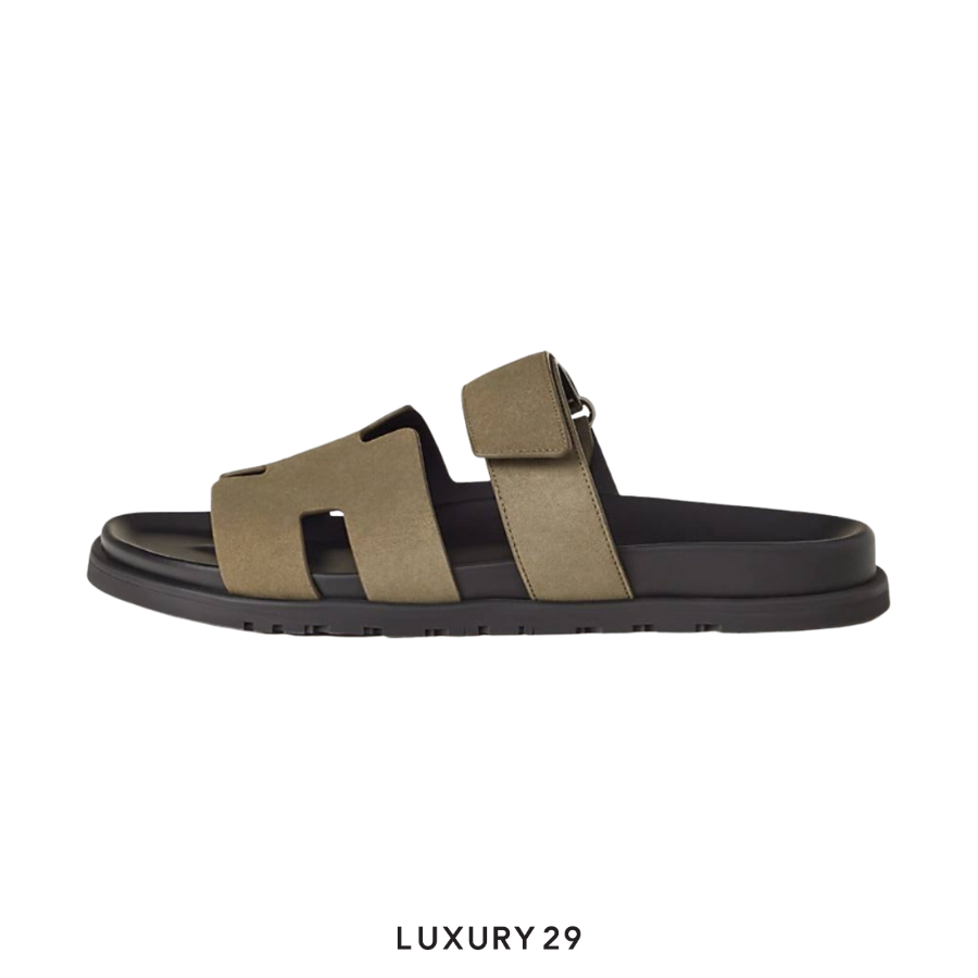 Hermes Chypre sandal Vert Toundra HERMES