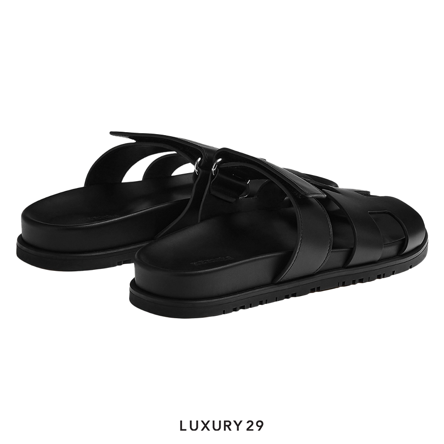 Hermes Chypre sandal Noir HERMES