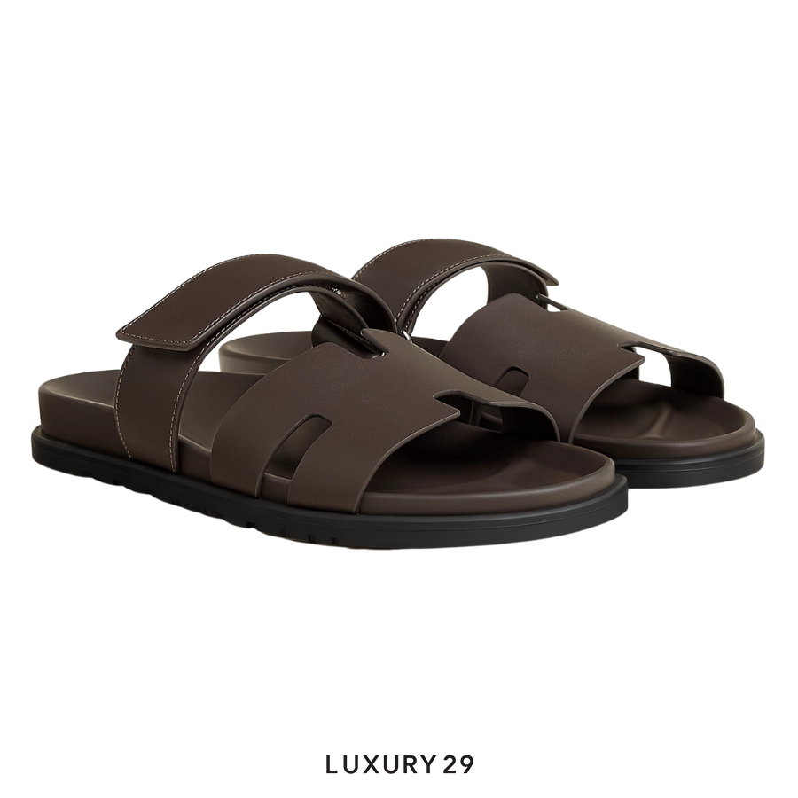 Hermes Chypre sandal Veau Ecorce HERMES