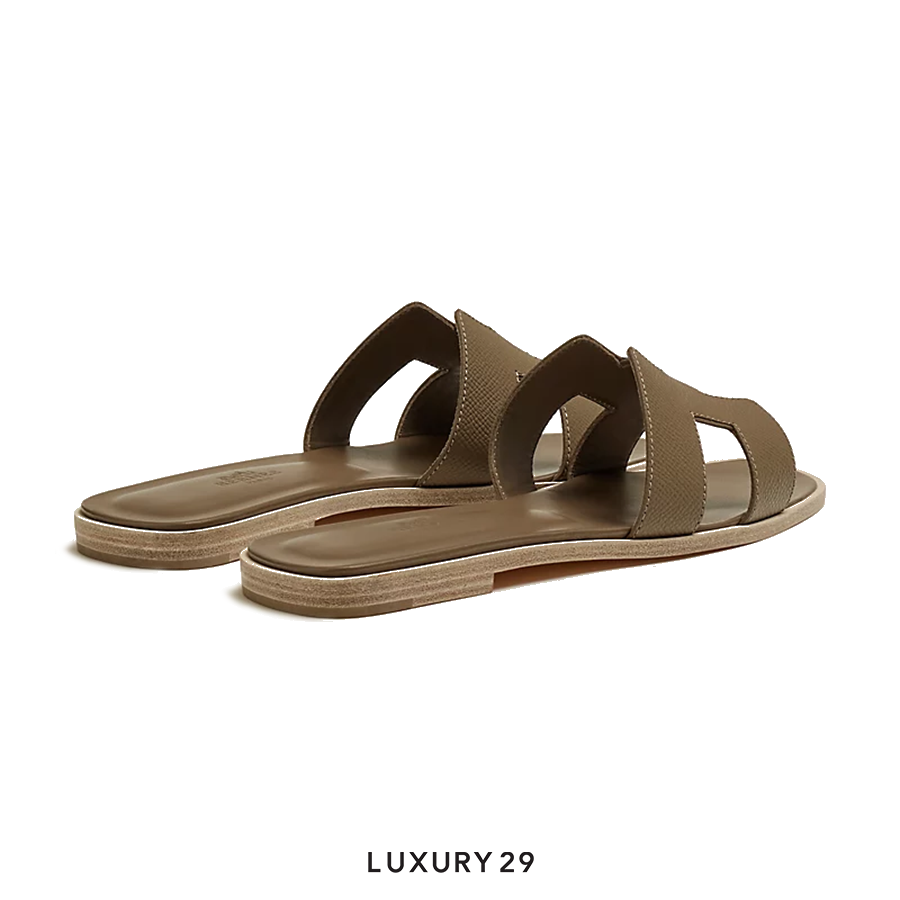 Hermes Oran sandal Etoupe HERMES