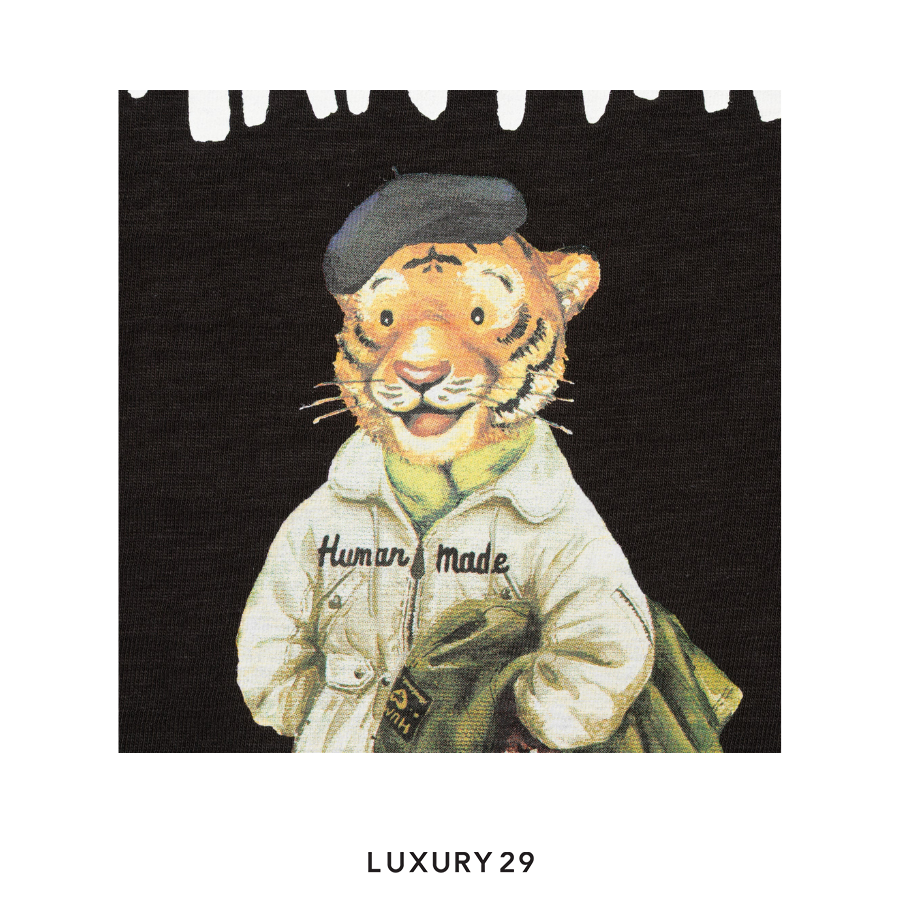 HUMAN MADE Classic T-Shirt Tiger Black HUMAN MADE