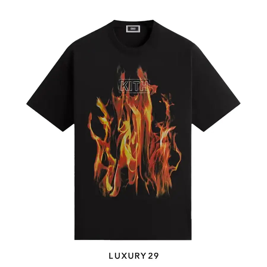 Kith Pyro Box Logo Vintage Tee Black
