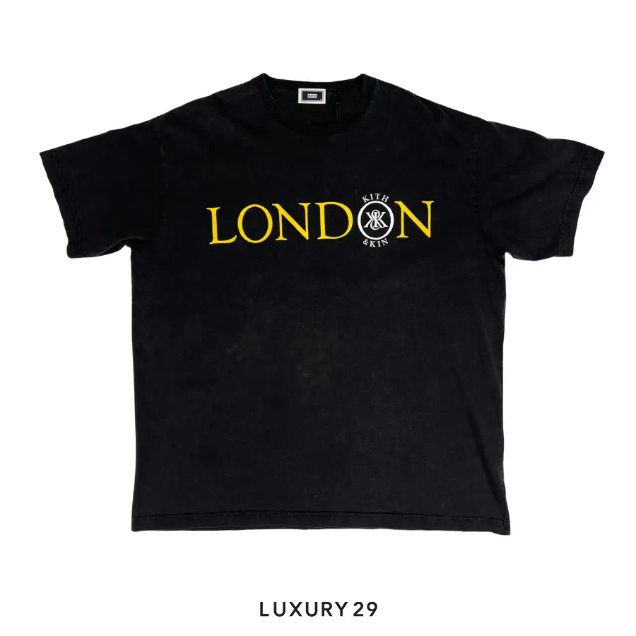 Kith x Selfridges London Vintage Tee Black