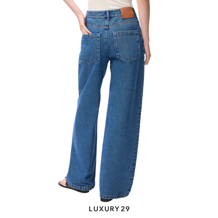 LOEWE Anagram baggy azul jeans LOEWE Luxury29