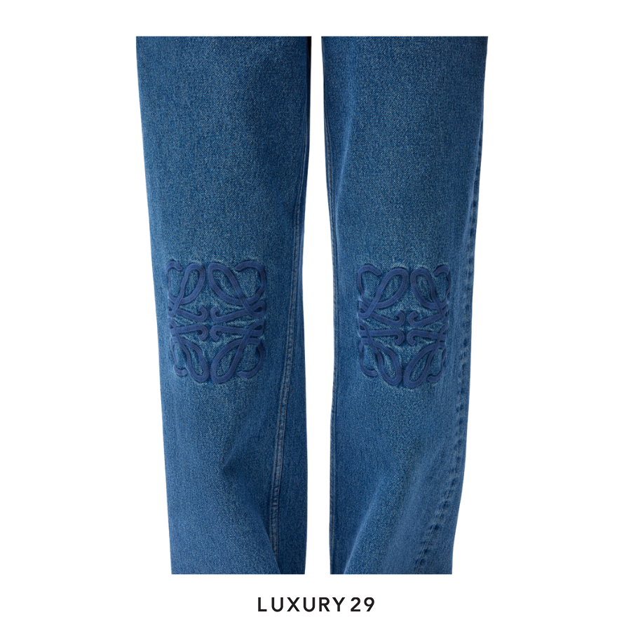 LOEWE Anagram baggy azul jeans LOEWE Luxury29