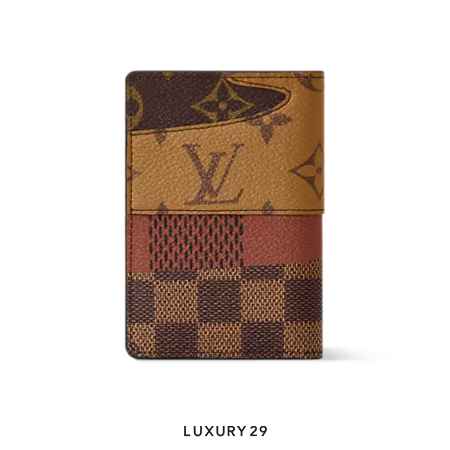 LOUIS VUITTON LV Pocket Organizer Wallet Monogram Landscape Canvas LOUIS VUITTON