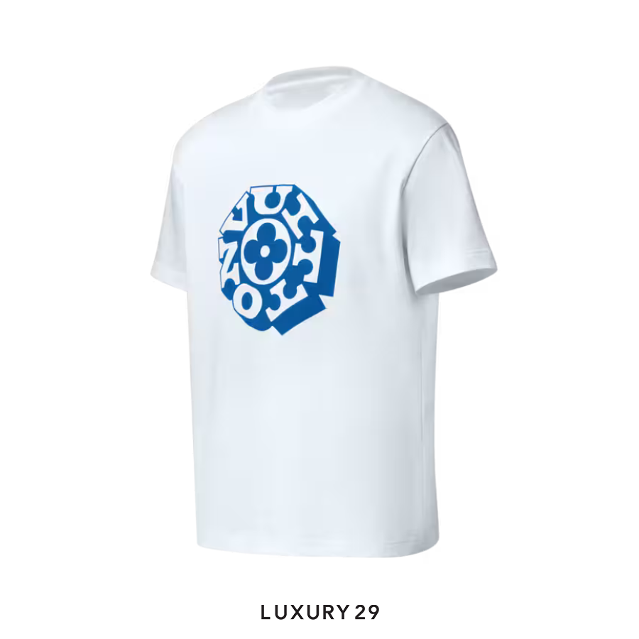 Louis Vuitton LV T-shirt with printed logo LOUIS VUITTON