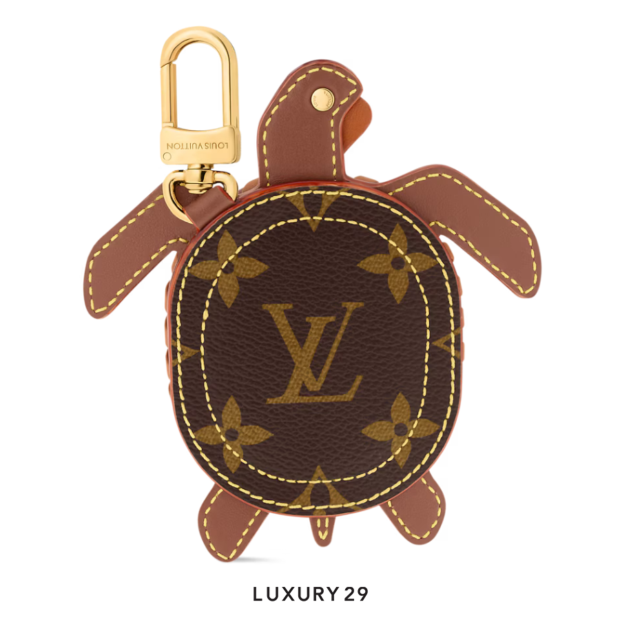LOUIS VUITTON LV Turtle Pouch Bag Charm LOUIS VUITTON