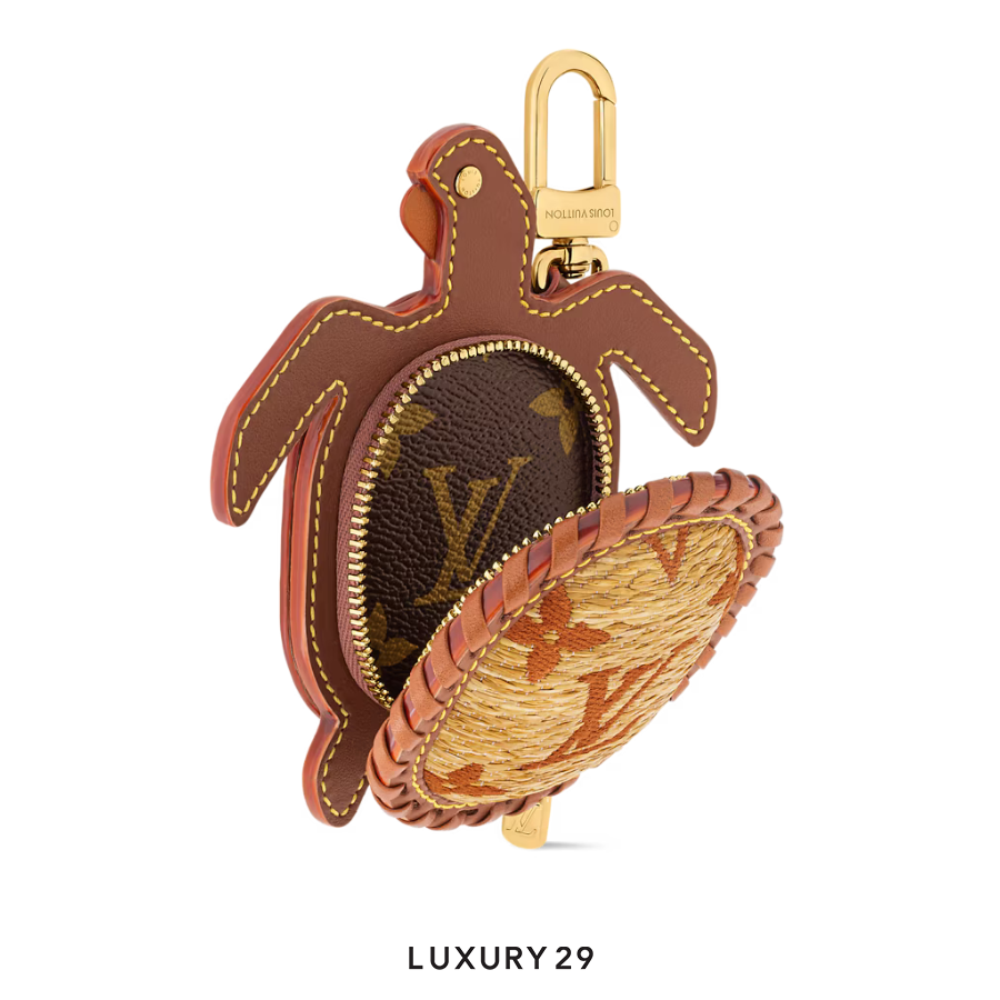 LOUIS VUITTON LV Turtle Pouch Bag Charm LOUIS VUITTON
