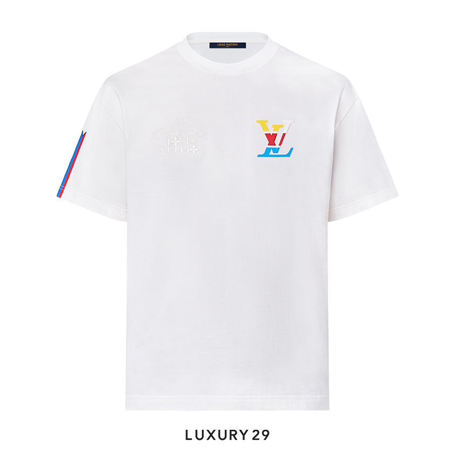Louis Vuitton LV Graphic Cotton T-Shirt White LOUIS VUITTON
