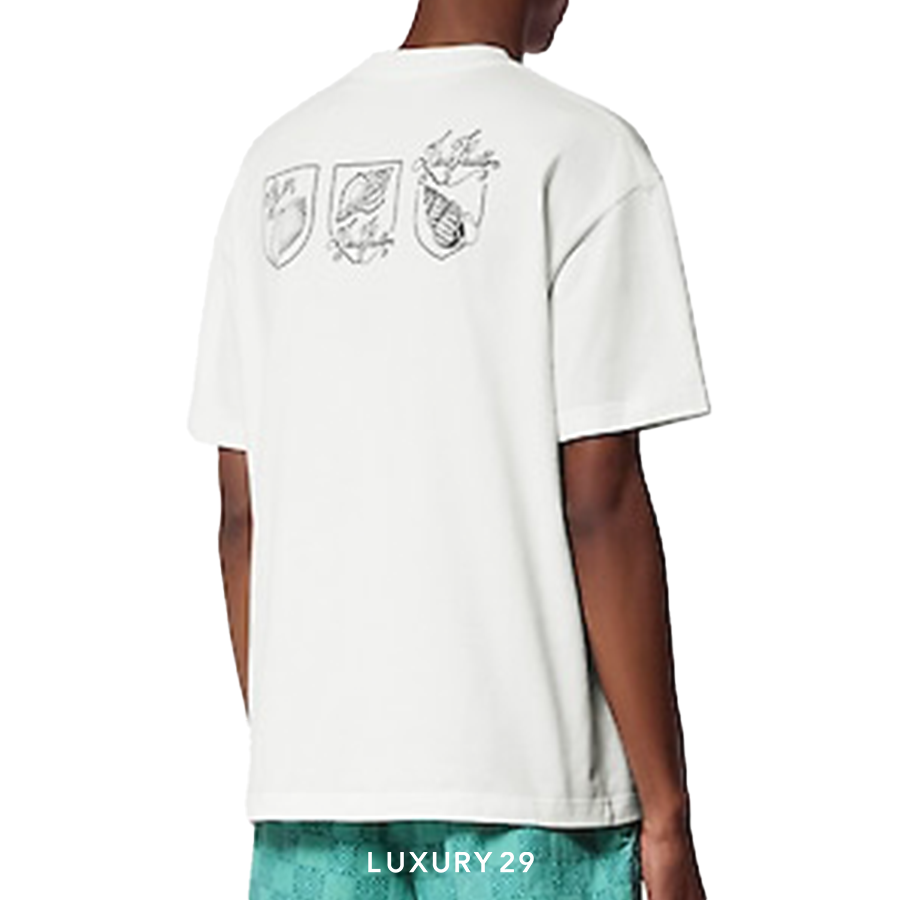 Louis Vuitton LV Printed Short-Sleeved Cotton T-Shirt LOUIS VUITTON Luxury29