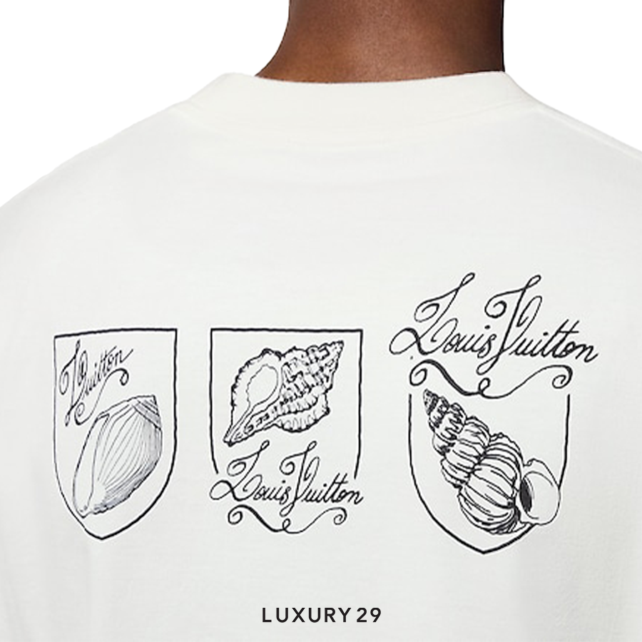 Louis Vuitton LV Printed Short-Sleeved Cotton T-Shirt LOUIS VUITTON Luxury29