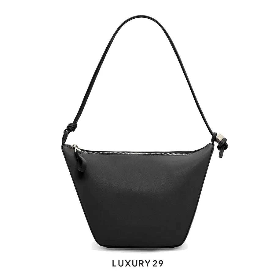 Loewe Mini Hammock Hobo Bag in Classic Calfskin Black LOEWE