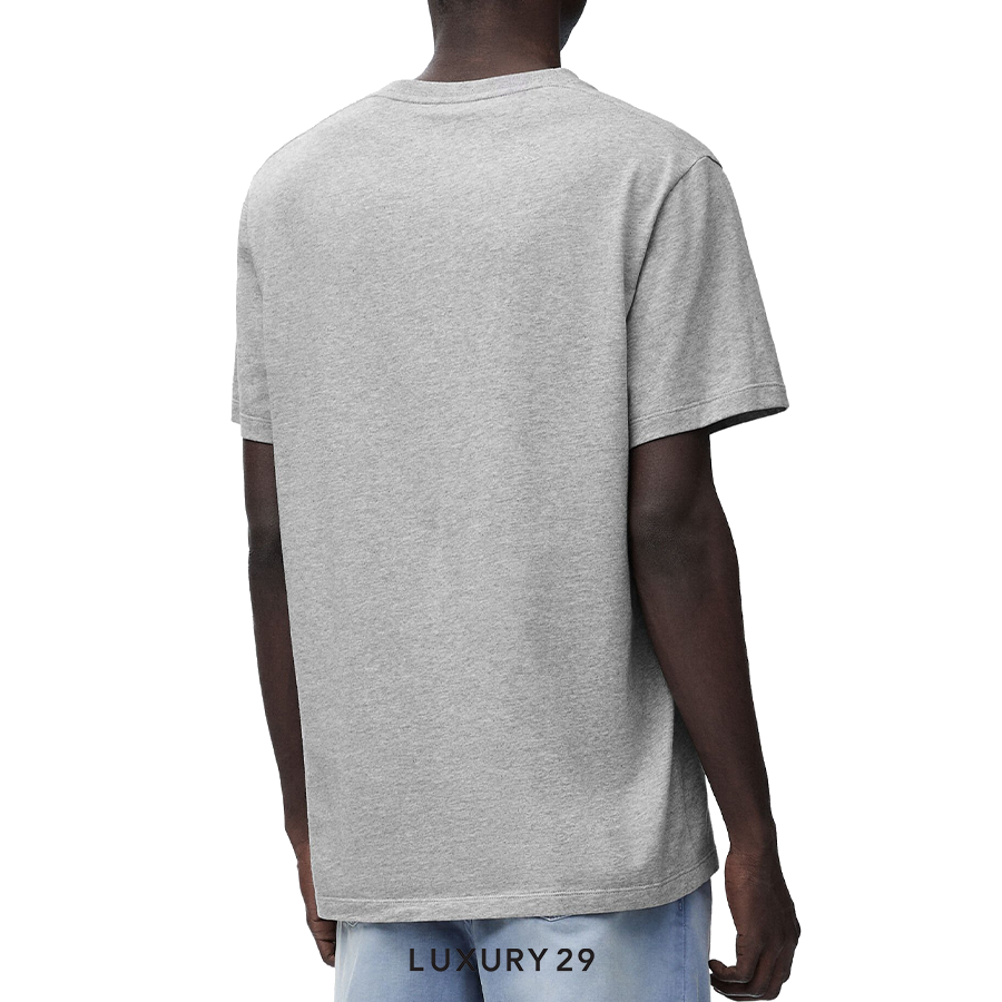 Loewe Regular fit T-shirt in cotton Grey Melange LOEWE