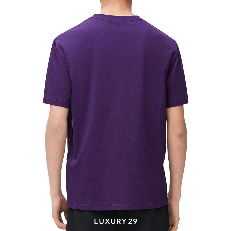 Loewe Relaxed fit T-shirt in cotton Cyclamen LOEWE Luxury29
