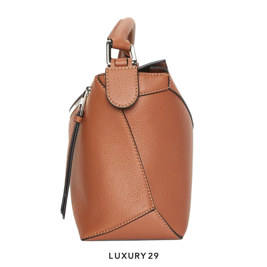 Loewe Small Puzzle Bag in Classic Calfskin Tan LOEWE