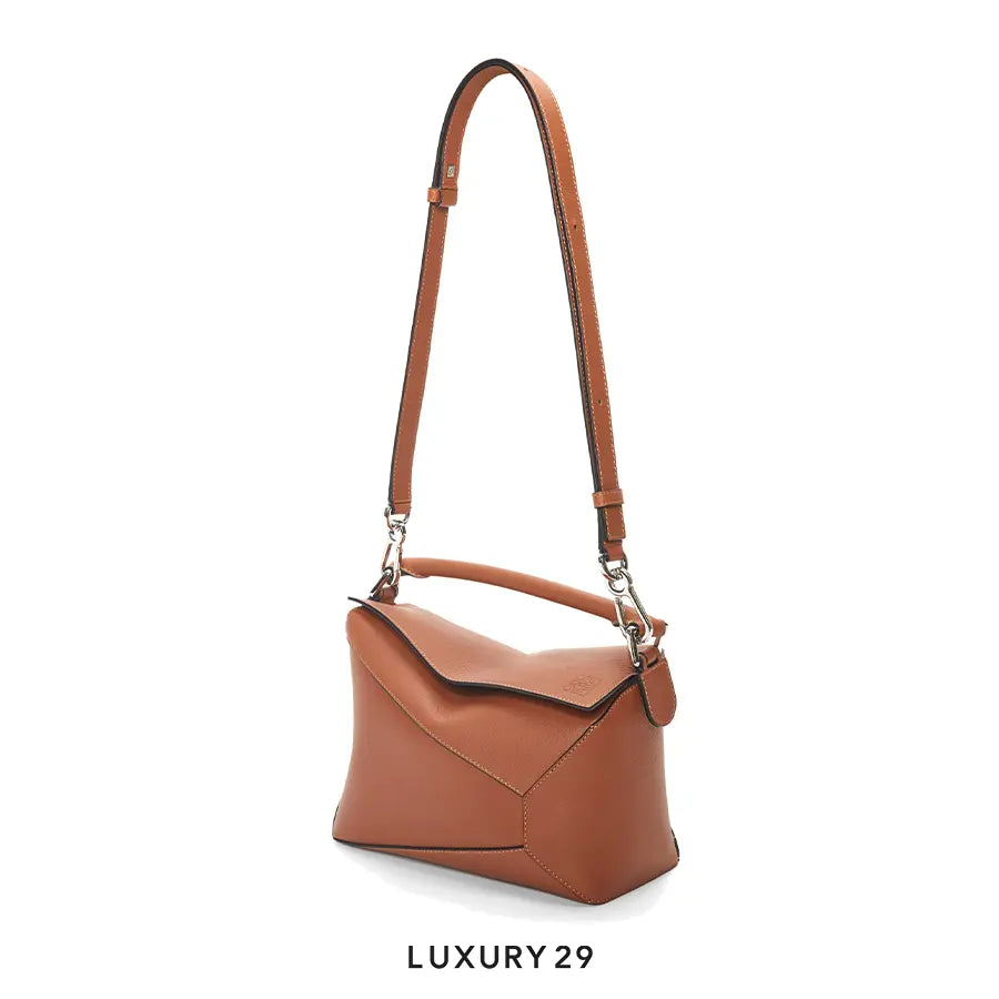 Loewe Small Puzzle Bag in Classic Calfskin Tan LOEWE