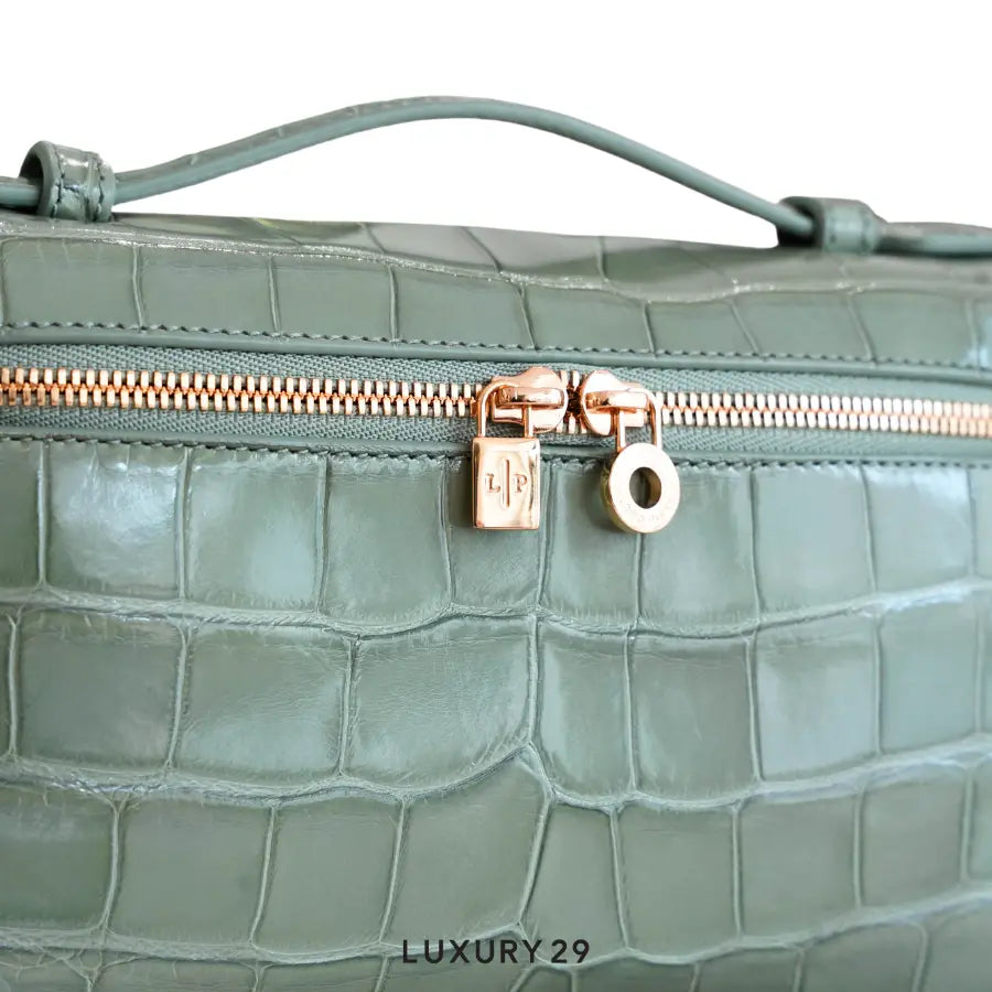 Loro Piana Extra Pocket L19 Glazed Alligator LORO PIANA