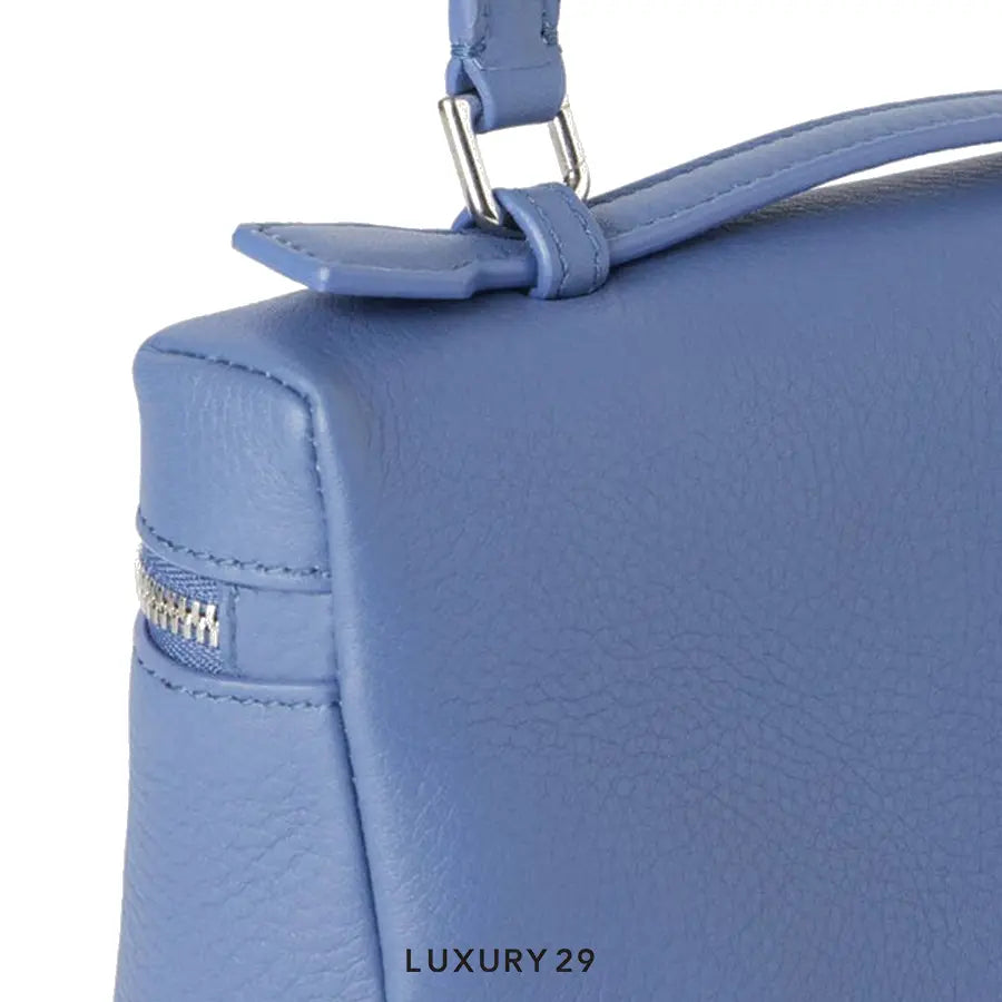 Loro Piana Extra Pocket Pouch L19 Grained Calfskin Cold Denim LORO PIANA