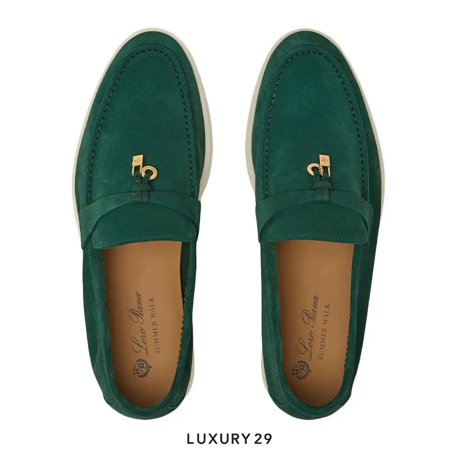 Loro Piana Summer Charms Walk Loafer Suede Goatskin Jazz Club LORO PIANA
