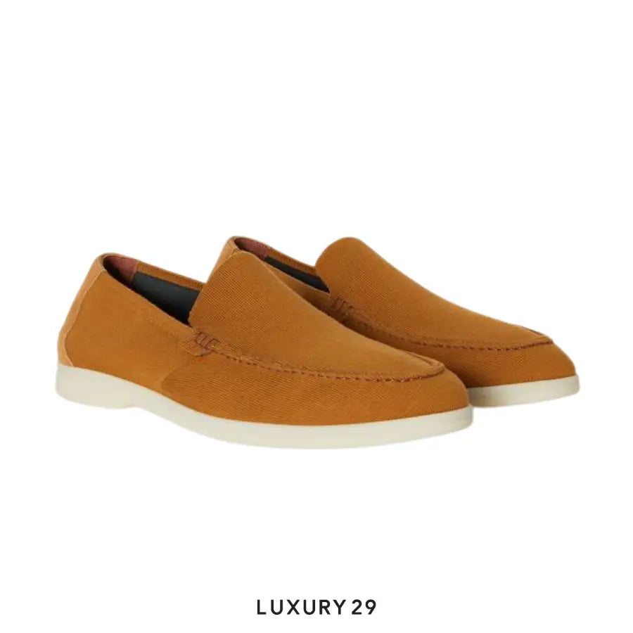 Loro Piana Summer Knitted Walk Virgin Wool New Ocra LORO PIANA
