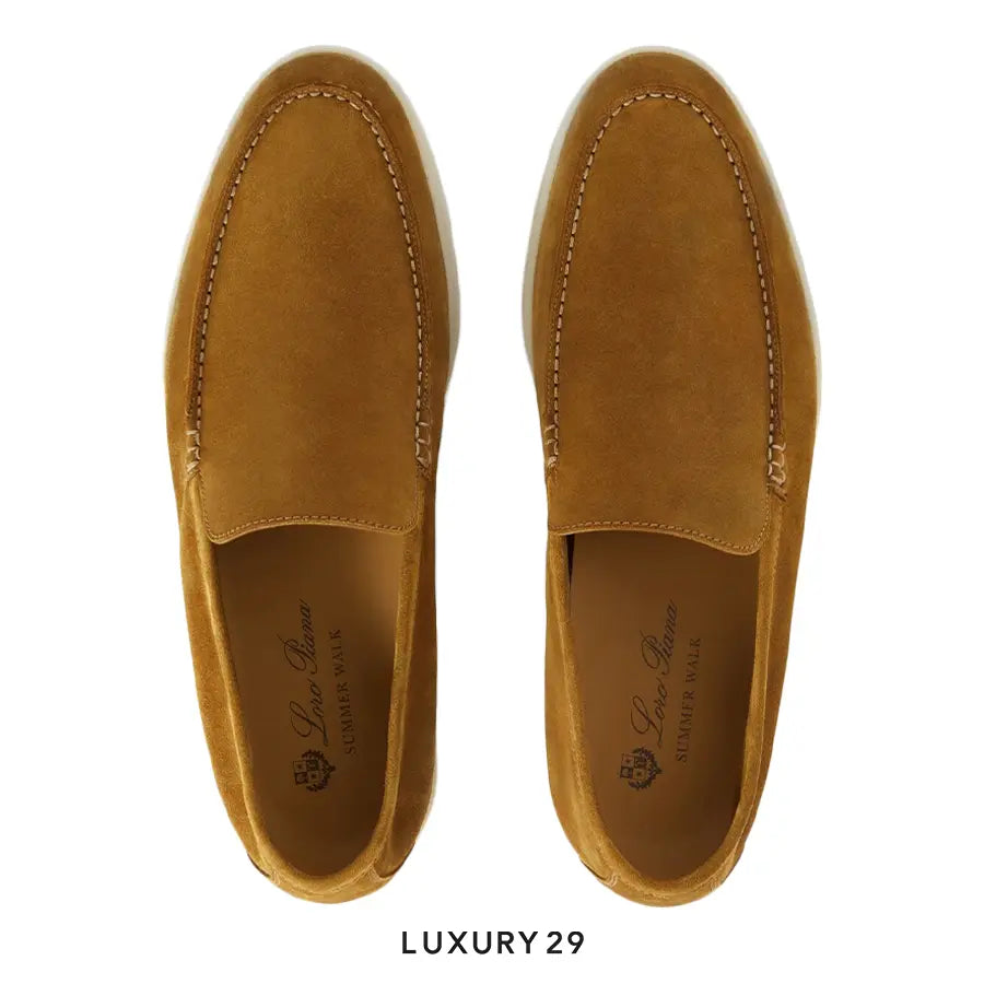 Loro Piana Summer Walk Loafer Suede Tan LORO PIANA