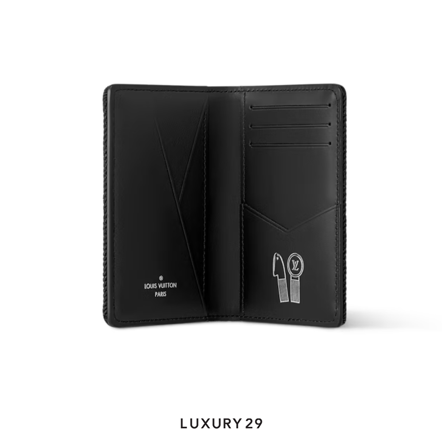 Louis Vuitton LV Pocket Organizer LV Blason Denim Gradient Orange LOUIS VUITTON