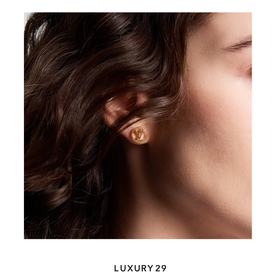 Louis Vuitton LV Crazy in Lock Earring Set Gold LOUIS VUITTON