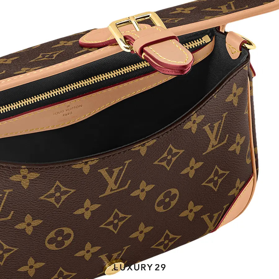 Louis Vuitton LV Diane In Monogram Canvas With Gold-Colour Hardware Black LOUIS VUITTON
