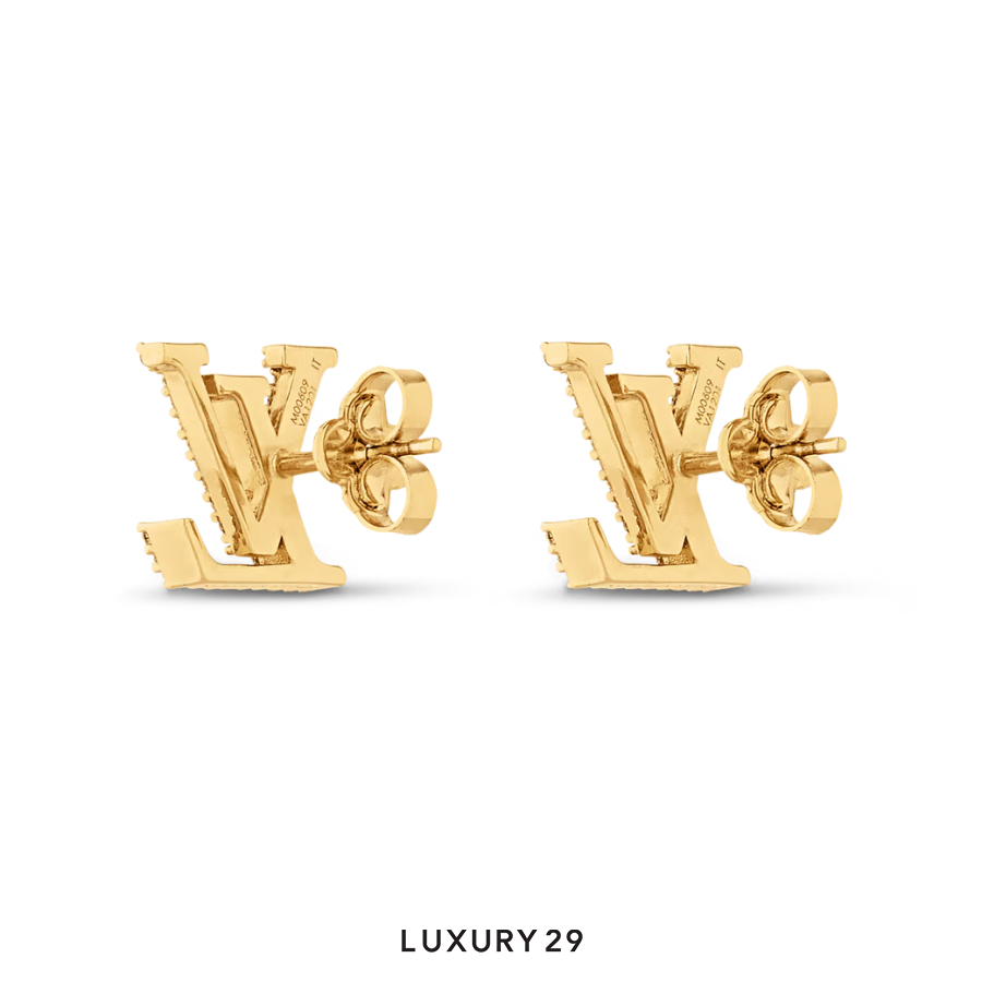 Louis Vuitton LV Iconic Earrings Gold LOUIS VUITTON