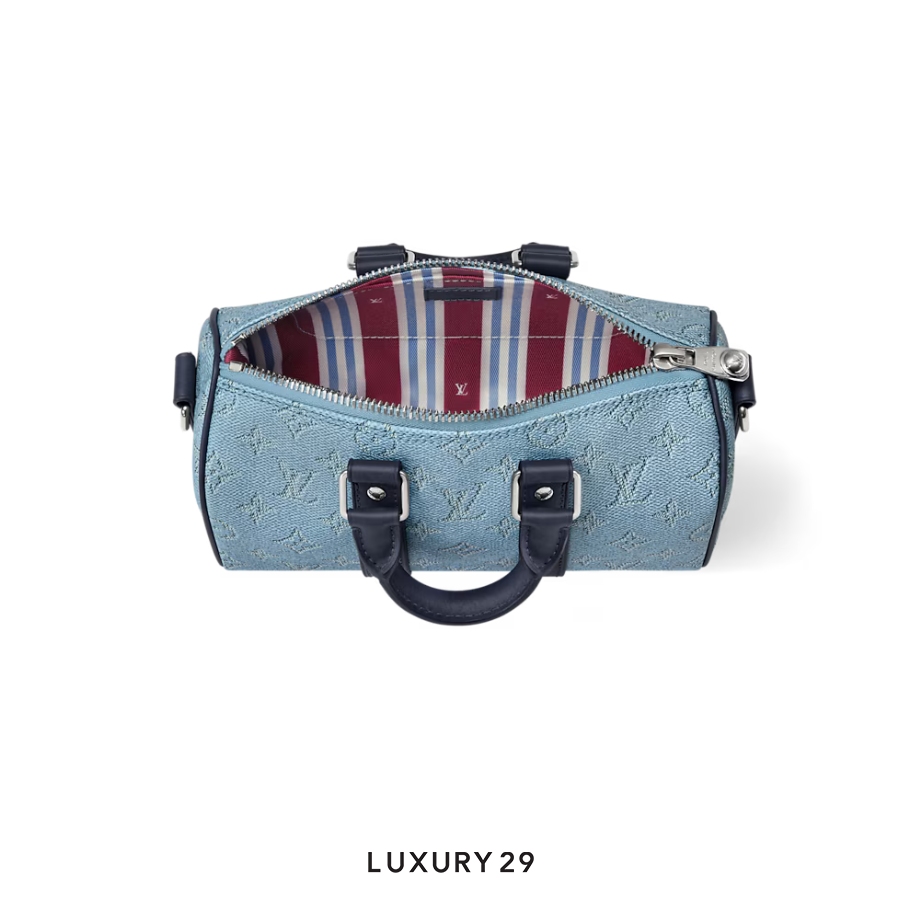 Louis Vuitton LV Keepall Bandouliere 25 Blue LOUIS VUITTON