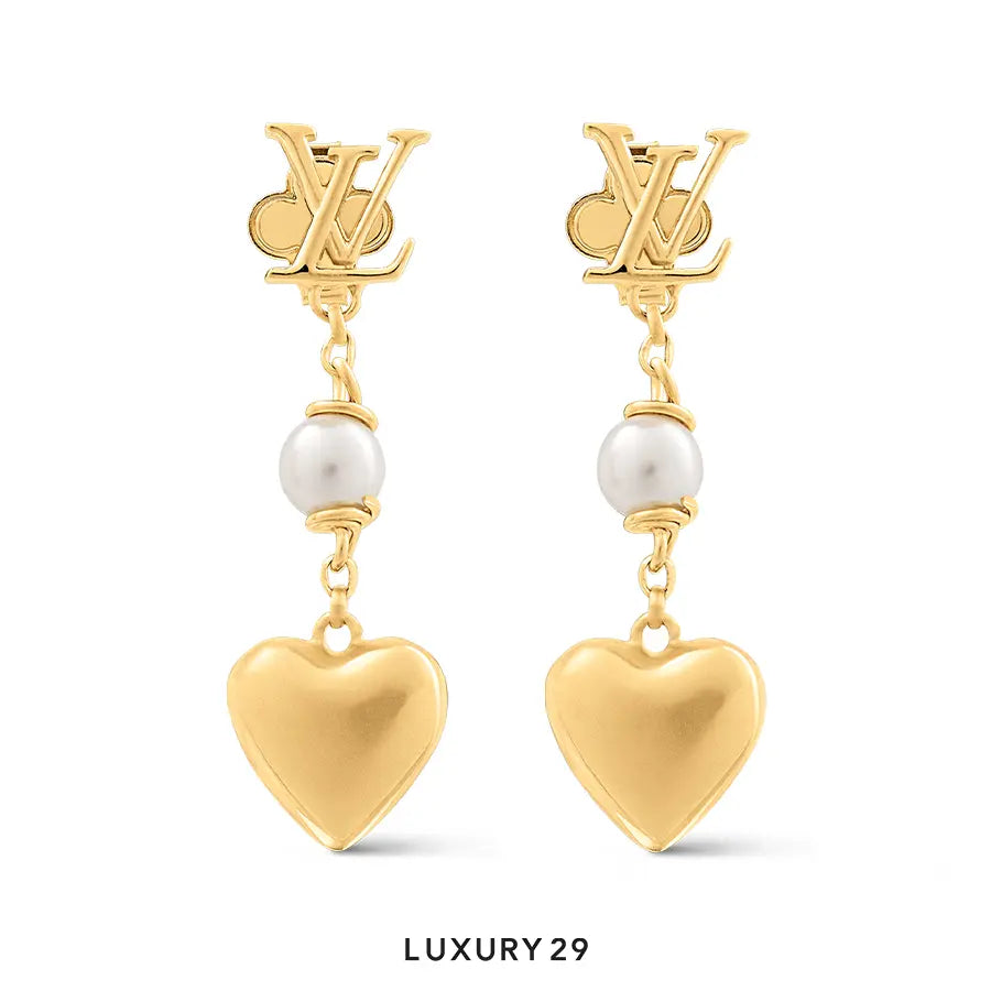 Louis Vuitton LV LV Heart Earrings