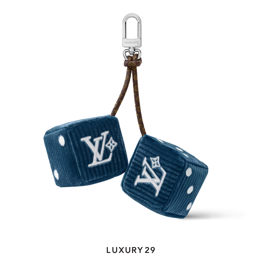 Louis Vuitton LV Lucky Dice bag charm Blue LOUIS VUITTON