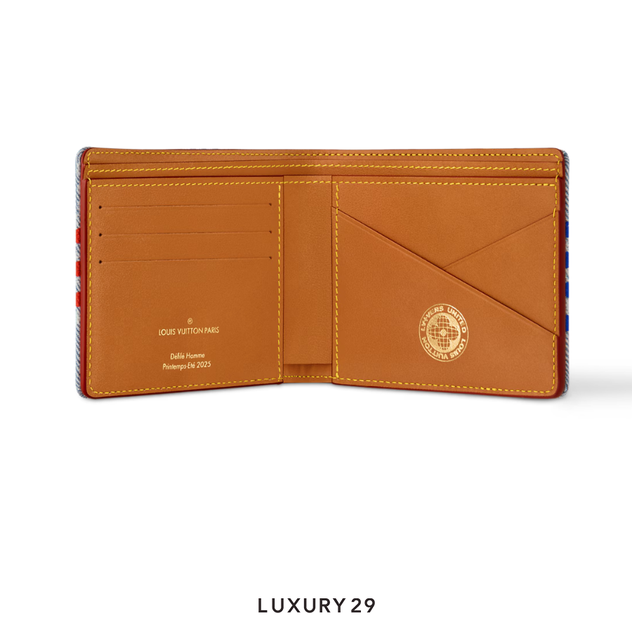 Louis Vuitton LV Multiple Wallet LV Vers Damier Denim Multicolor LOUIS VUITTON