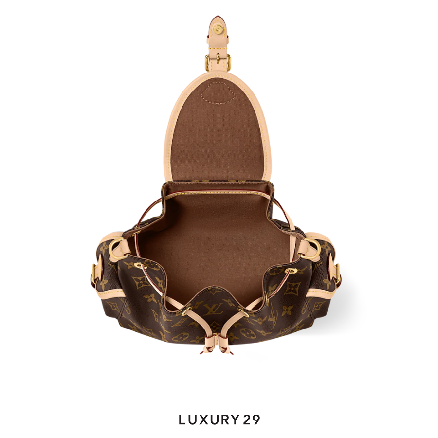 Louis Vuitton LV Odyssee bag Canvas Decorated with cowhide leather Brown LOUIS VUITTON