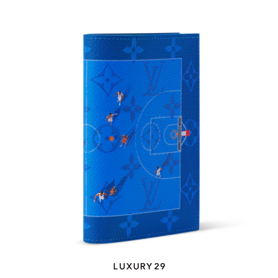 Louis Vuitton LV Passport Cover Exclusive Online Pre-launch Blue LOUIS VUITTON