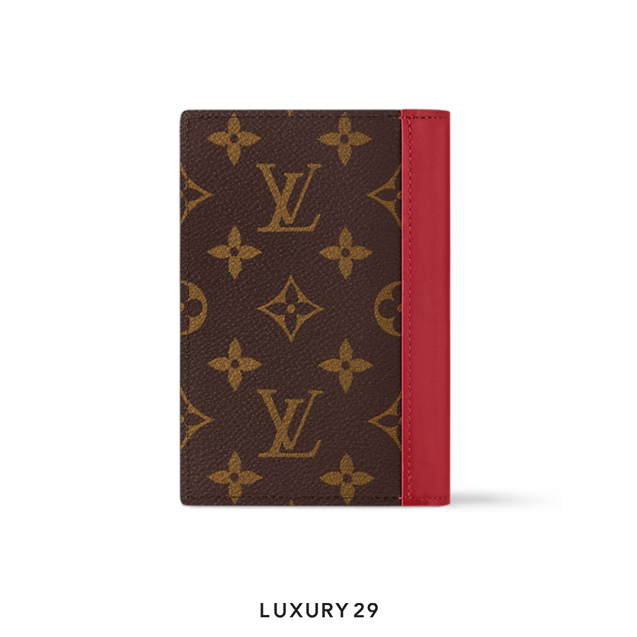 Louis Vuitton LV Passport Cover Sari Red LOUIS VUITTON