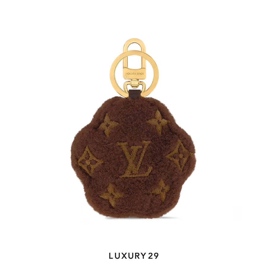 Louis Vuitton LV Paw Key Holder and Bag Charm Browm LOUIS VUITTON