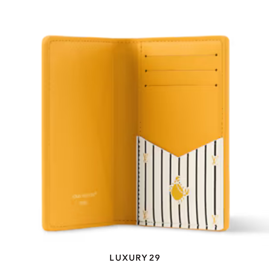 Louis Vuitton LV Pocket Organizer Wallet Jaune Mat Yellow LOUIS VUITTON