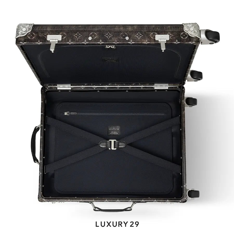 Louis Vuitton LV Rolling Trunk Bag Black LOUIS VUITTON