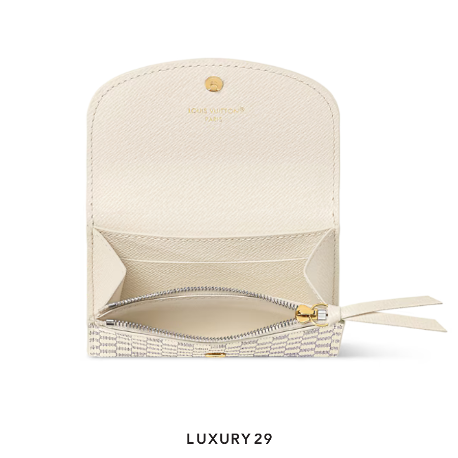 Louis Vuitton LV Rosalie Coin Purse White LOUIS VUITTON
