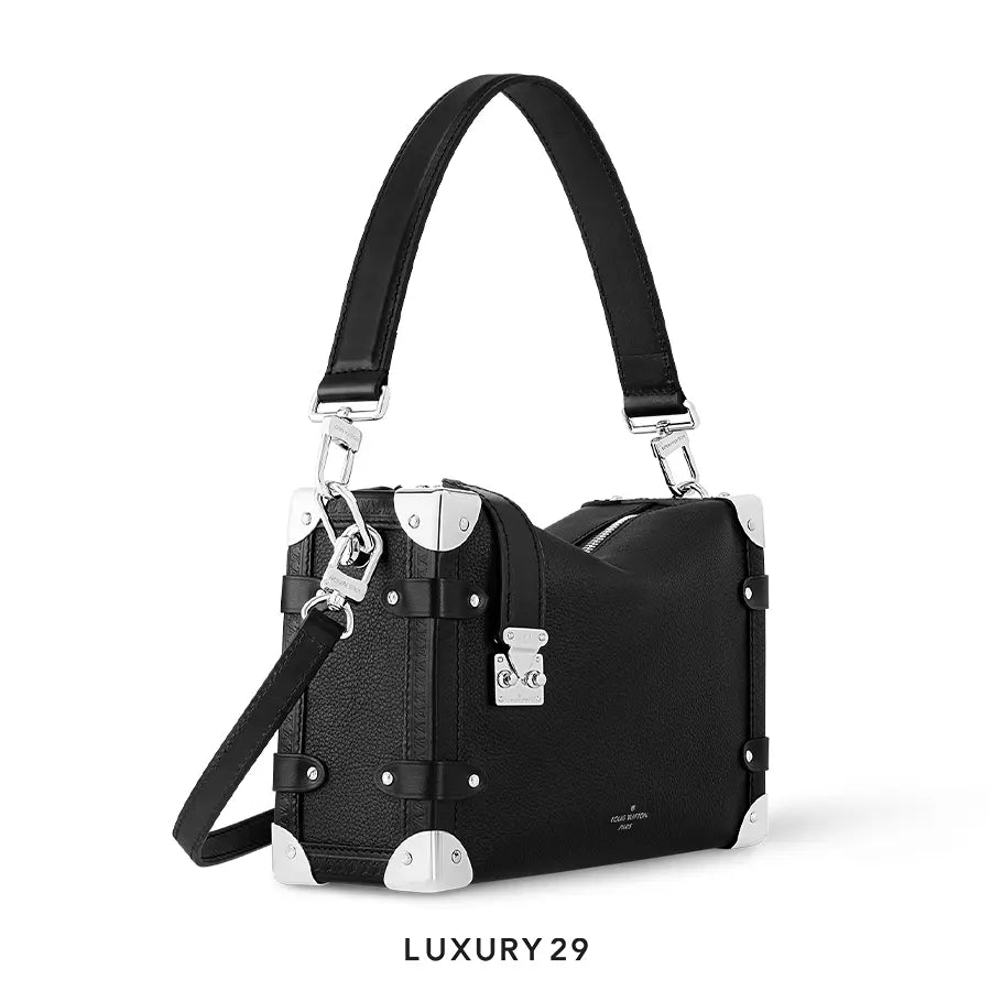 Louis Vuitton LV Side Trunk MM Bag Black LOUIS VUITTON