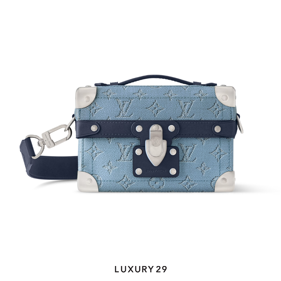 Louis Vuitton LV Soul Trunk Monogram Heritage coated canvas Blue