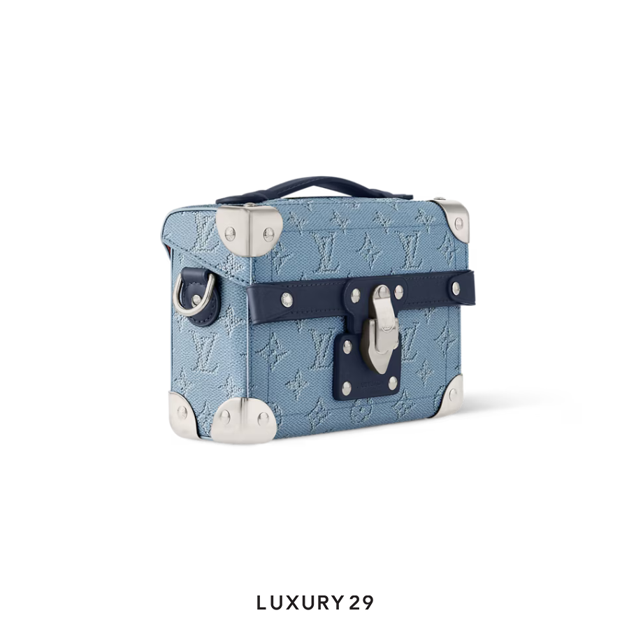 Louis Vuitton LV Soul Trunk Monogram Heritage coated canvas Blue LOUIS VUITTON