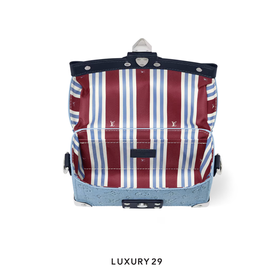 Louis Vuitton LV Soul Trunk Monogram Heritage coated canvas Blue LOUIS VUITTON