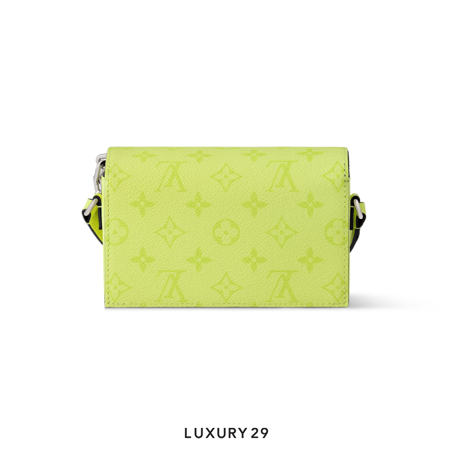 Louis Vuitton LV Steamer Wearable Wallet Monogram coated canvas and Taiga cowhide leather Lemon Yellow LOUIS VUITTON