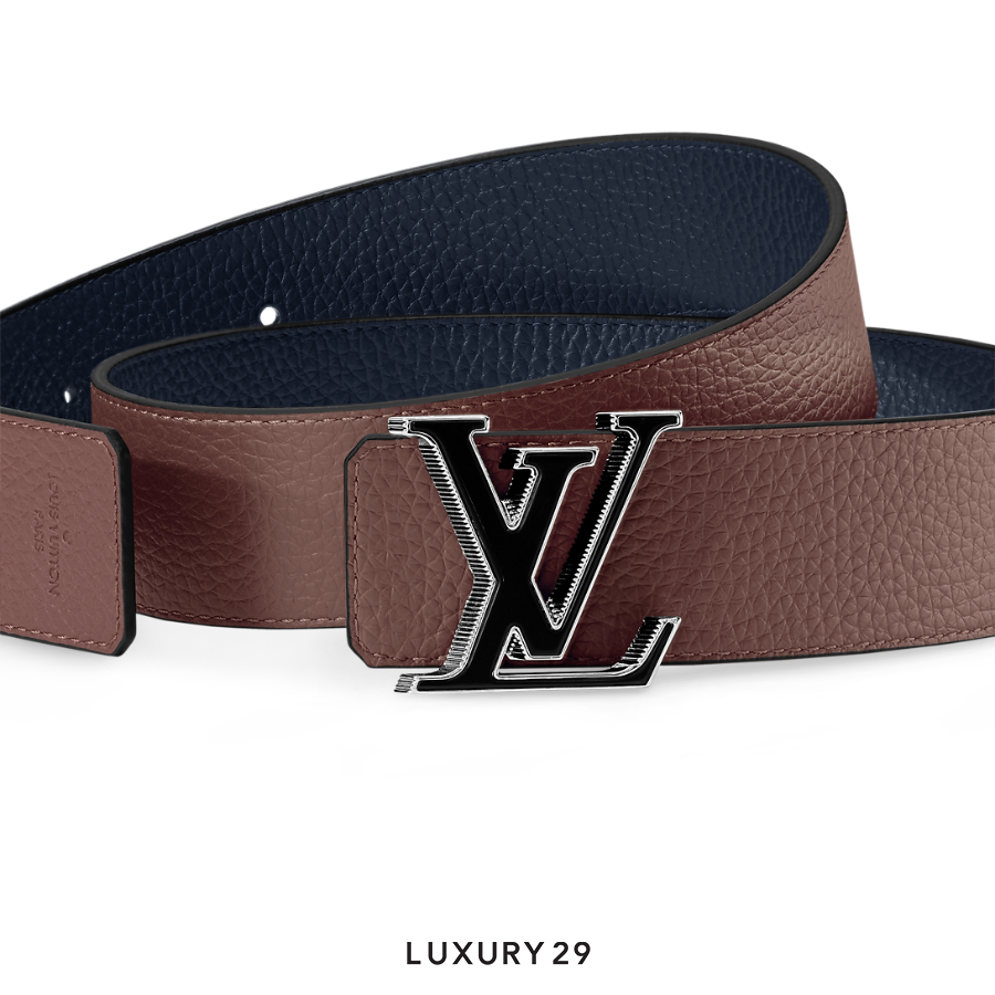 Louis Vuitton LV Tilt 40mm Reversible Belt Blue LOUIS VUITTON
