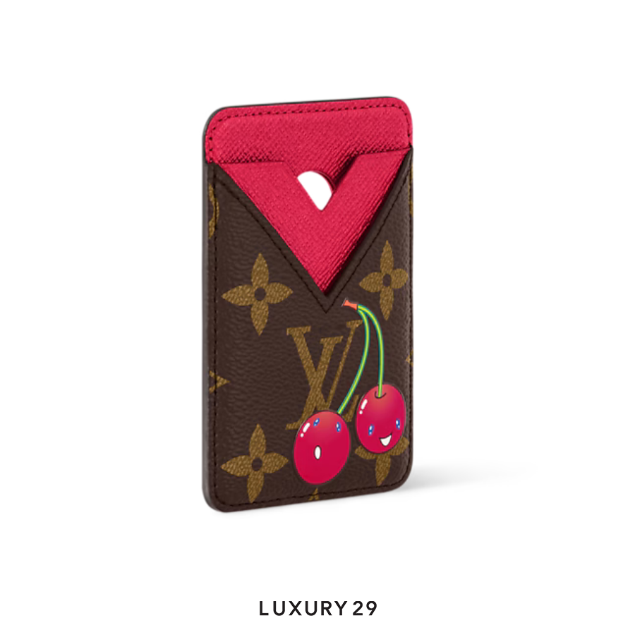 Louis Vuitton LV x TM - Magnet Card Holder Monogram Canvas Red LOUIS VUITTON