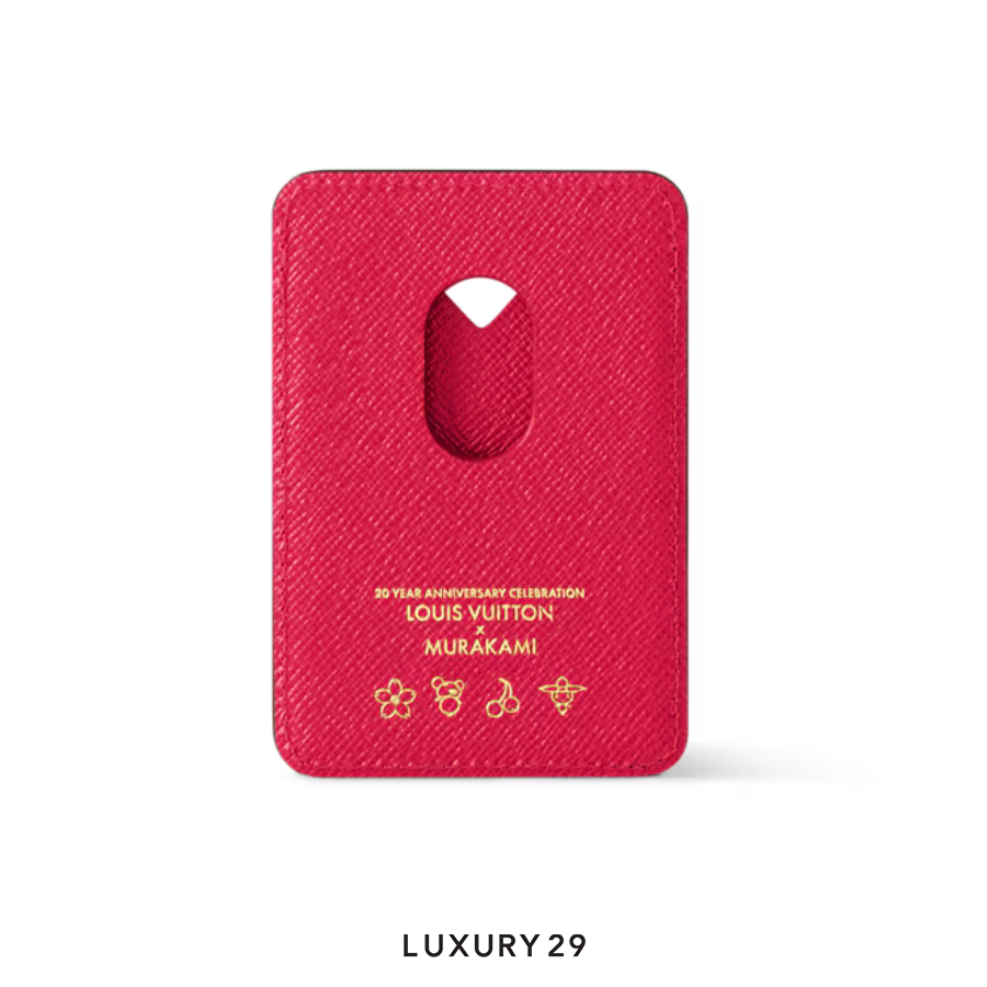 Louis Vuitton LV x TM - Magnet Card Holder Monogram Canvas Red LOUIS VUITTON